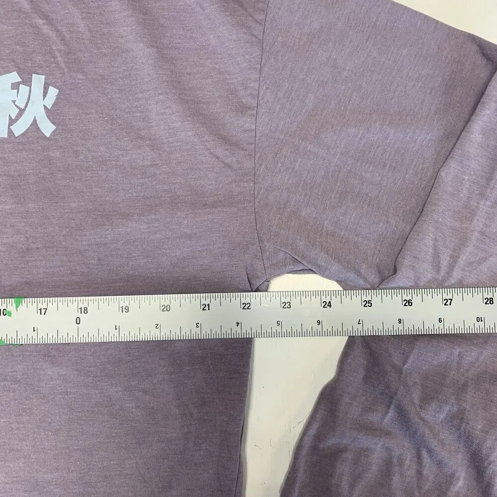Urban Outfitters Kyoto Champions Plum Purple Crew Long Sleeve Size M - Picture 4 of 12